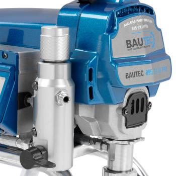 BAUTEC Airless Farbsprühgerät 895 SX III PRO mit Kolbenpumpe | Förderleistung bis 2,7 l/min